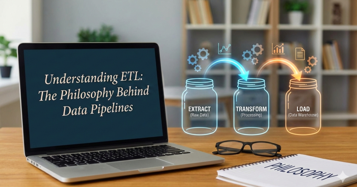 ETL pipeline data flow diagram
