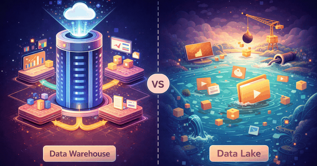data warehouse vs data lake
