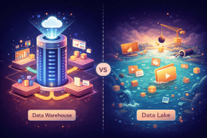 data warehouse vs data lake